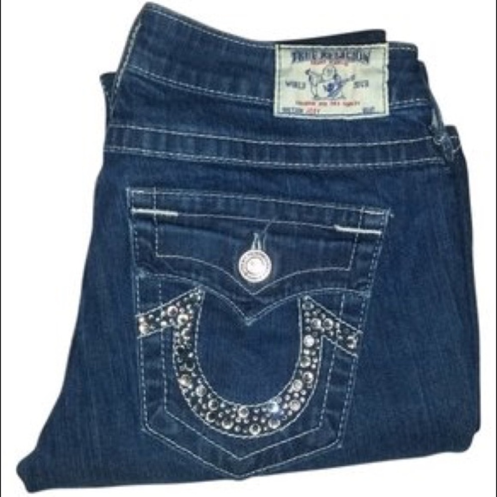 TRUE RELIGION CRYSTAL SKINNY JEANS LIMITED EDITION